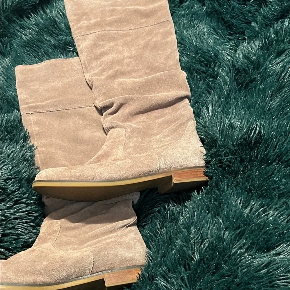 Steve Madden Taupe Over the Knee Boots